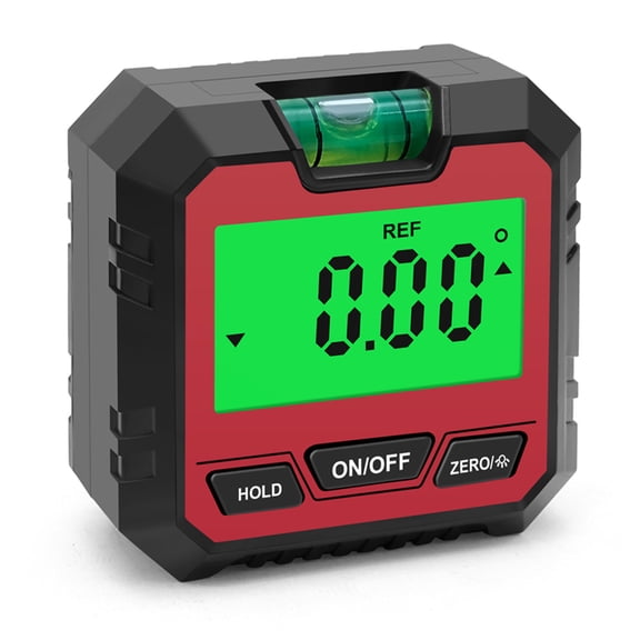 Sorven Angle Finder Angle Digital Electronic Level and Angle Gauge, Angle Finder with Bubble Level and Magnetic Base, Digital Inclinometer Angle Measuring Tool for Woodworking, Construction and