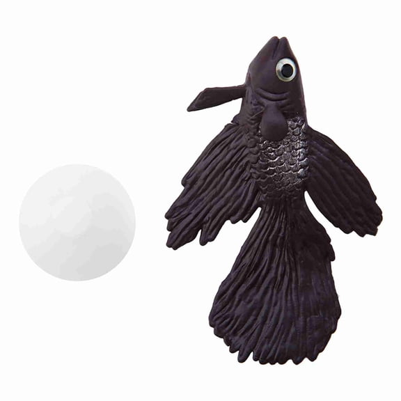 Sorven Artificial Small Fish Artificial Small Fish, Silicone Simulation Fish Ornament for and Salt Water Aquariums, and Easy to Clean Decorative, Ideal for Increasing Vitality, Funny Design