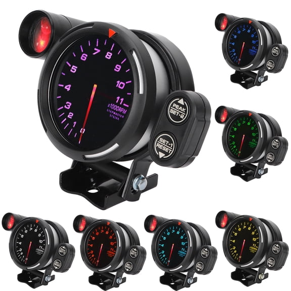 Sorven Auto Tachometer Car Tachometer, RPM Tacho Gauge Electronic for Replacement