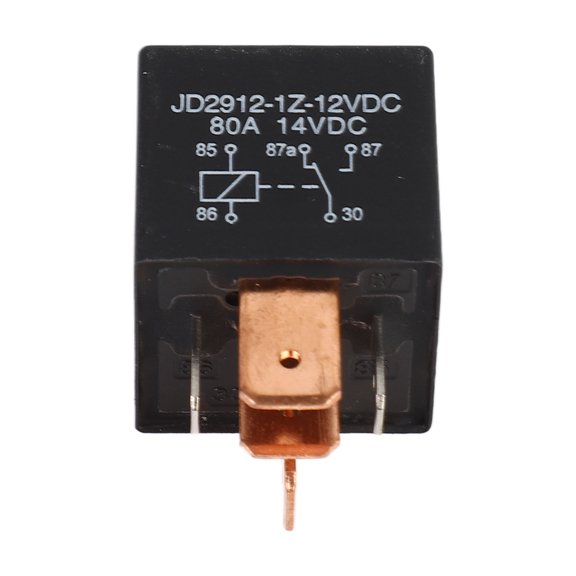 Sorven Automotive 5 Pin Relay 80A 12V 80A 5 Pin High Capacity Relay, Suitable for 12V Automotive Applications, With Sturdy Terminals for Heavy Duty Use.