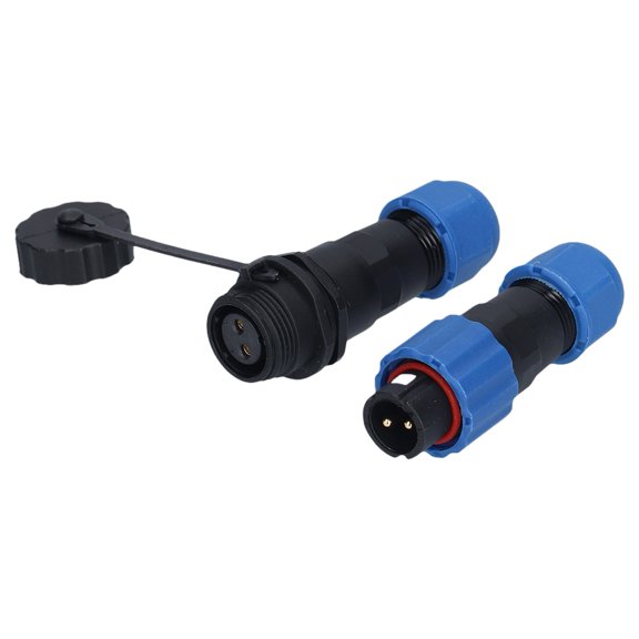Sorven Aviation Cable Connector Socket Aviation Cable Connector Socket, SP13 IP68 Waterproof Connector Corrosion Resistance for Computers for Instrumentation for Communication Equipment 2 Pin