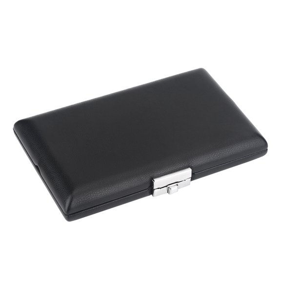 Sorven Bassoon Reeds Box Bassoon Container Box Case for 6pcs Reeds Lightweight sturdy Waterproof Easy to Clean Soft Inner Pad Black PU Leather