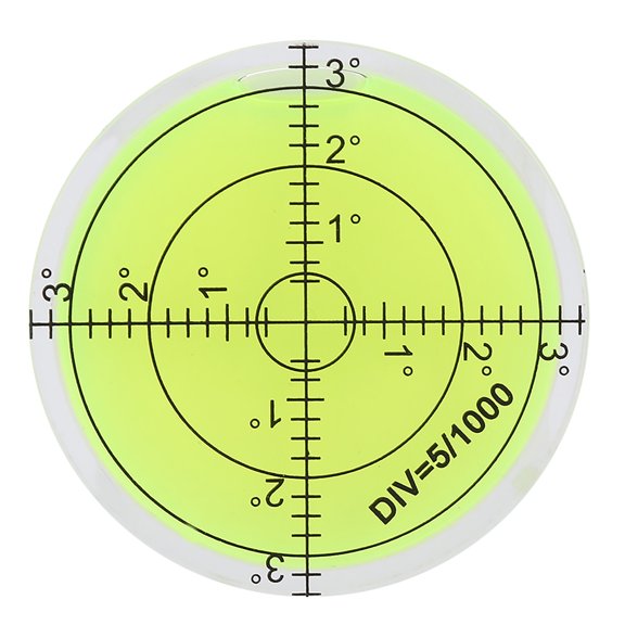 Sorven Bubble 60mm Diameter Measuring Tool Round Level Bubble with Scale Camera Platform Balance