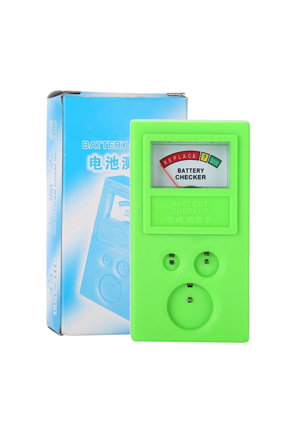 Button Battery Tester Cell Tester, Lightweight and Portable Watch Battery Checker for Watch Repairing Workers, Compact Mini Battery Test Tool with Red, Yellow, Green Condition Zones