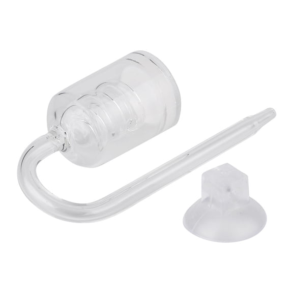 Sorven CO2 Diffuser Co2 Atomizer, Glass Material Acid and Alkali Resistant Aquarium Co2 Diffuser for Aquarium