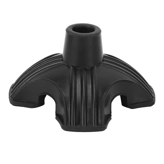 Sorven Cane Tip Quad Support Cane Tip, Universal Quadruple Replacement Rubber Cane Tips for Canes