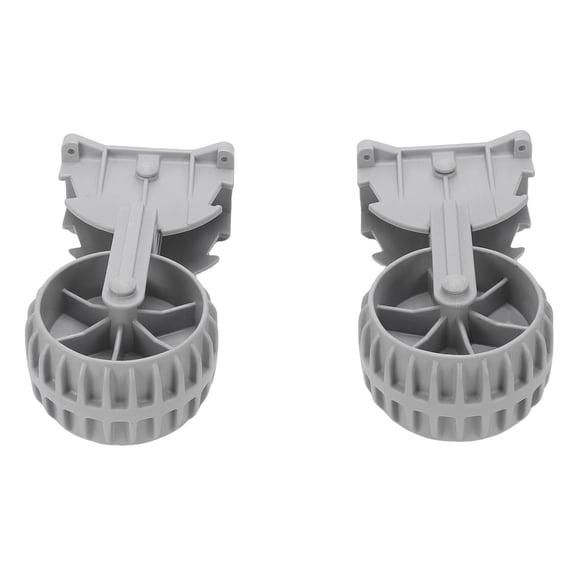 Sorven Canoe Kayak Launching Wheel Boat 1 Pair Inflatable Boat Launching Wheels Locking Wheel Engineering Plastic Flip Up Dinghy Towing Wheels for Boat Trailer Trolly