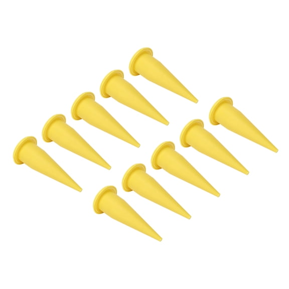 Sorven Caulking Nozzle Tip Cone Nozzle, Durable Simple Appying Caulking Tip 50Pcs Odorless Wide Application Accurate for Sealant