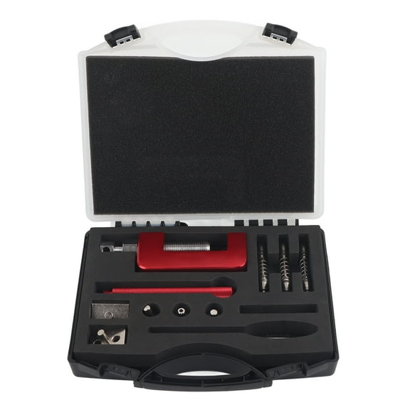 Sorven Chain Cutter Chain Breaker, Motorcycle Chain Removal Tool High Hardness Professional Rustproof Practical Universal with Storage Box for ATV for Dirt Bike