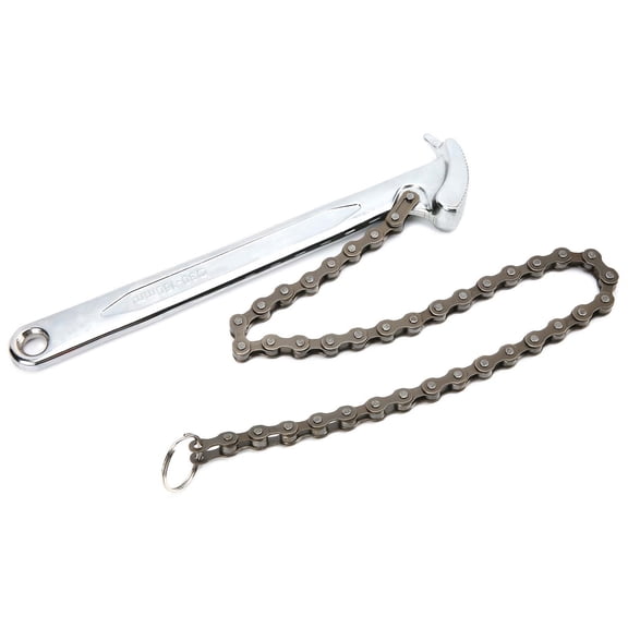 Sorven Chain Wrench Adjutable Chain Tongs, 9 Inch Chain Wrench Chain Wrench for Maintenance Worker for Pipeline Installation for Car Repair for Home