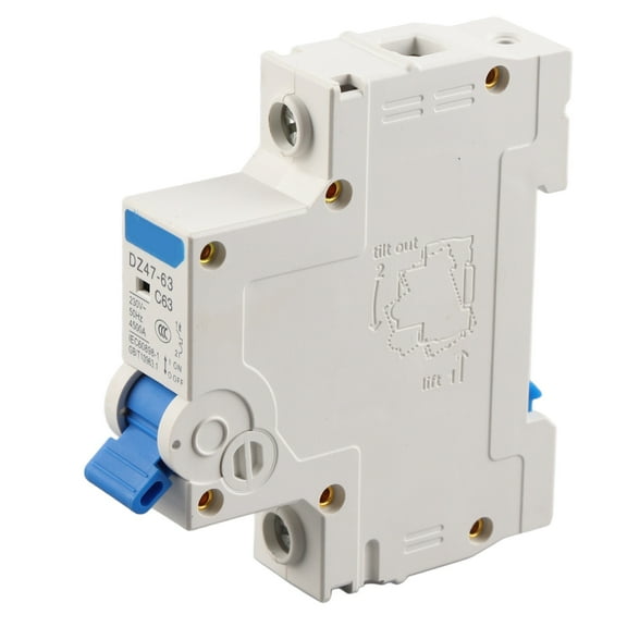 Sorven Chopper DZ47 63 1Pole Miniature Circuit Breaker Cutout Switch High Performance for Solar Energy and DC Systems