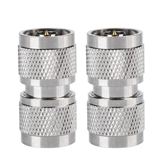 Sorven Coaxial Adapter ConnecterAdapter 2PCS N Type Connecter N Type Male to N Type Male RF Coax Antenna Adapter