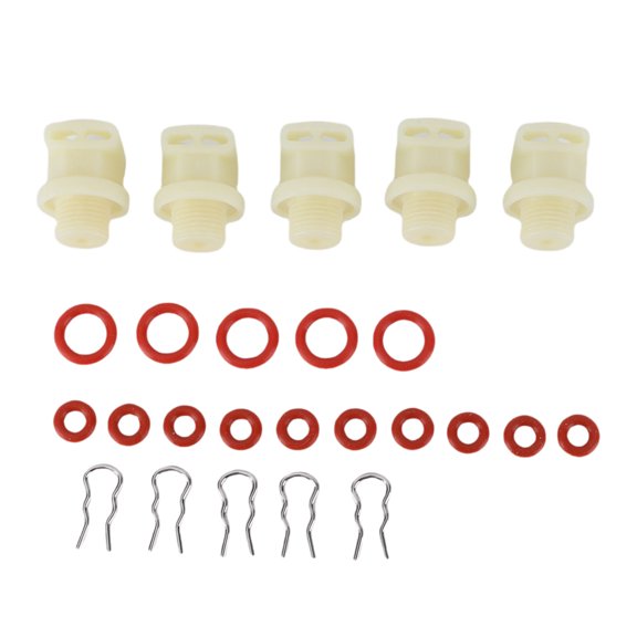 Sorven Coffee Machine Connector Kit Fluid Coffee Machine Connector Kit Replacement for Heatproof Coffee Maker Connector and Silicone Rings