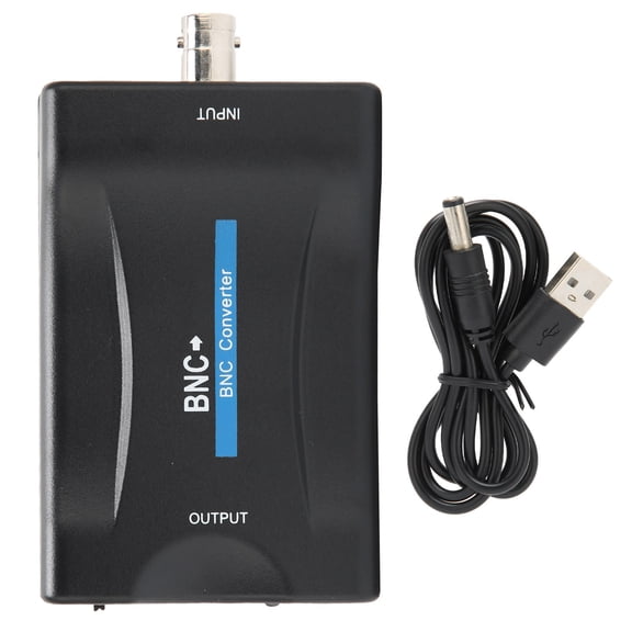 Sorven Computer Accessories BNC To High Definition Multimedia Interface Converter, 1080P/720P Video Conversion Monitor Coaxial with USB Power Cable for HDTV for DVRs for Security Cameras Black