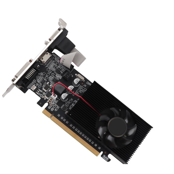 Sorven Computer Graphics Card GT210 1GB DDR3 Graphics Card, 2560x1600 Gaming Graphics Card with HD Multimedia Interface, DVI, VGA for DirectX10.1