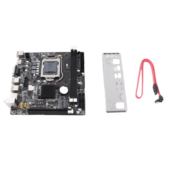 Sorven Computer Motherboard Mini ITX Motherboard, NVME WiFi M.2 LGA 1155 PC Motherboar for Replacement