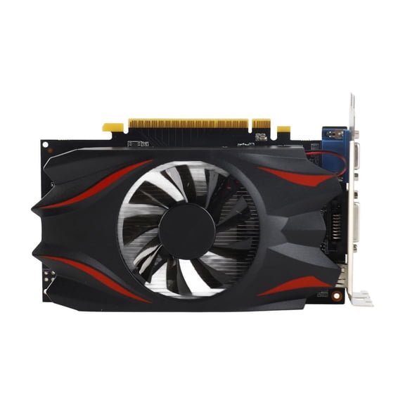 Sorven Computer Video CardGame Graphics Card, GPU Video Card PCI Express 2.0 16X Slot Plug and Play 928MHZ Memory Frequency GTX1050 2GB DDR5 128bit with Fan for Desktop PC