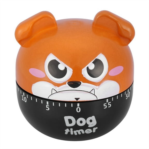 Sorven Cooking Timer Cute Dog Mechanical Kitchen Timer Cooking Reminder Tool for Home