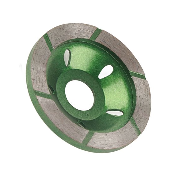 Sorven Cutting Disc Segment Grinding Wheel Cup Cutting Disc Smooth Edges High Efficiency Professional Grinding for Hard Materials 80mm Green