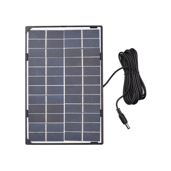 Sorven DIY Power Charger Charger 6W 12V Solar Panel for Outdoor Security Camera Solar Cell with 10ft DC Output DIY Waterproof Solar Panel for Street Light Garden Lamp Home Fan Pump