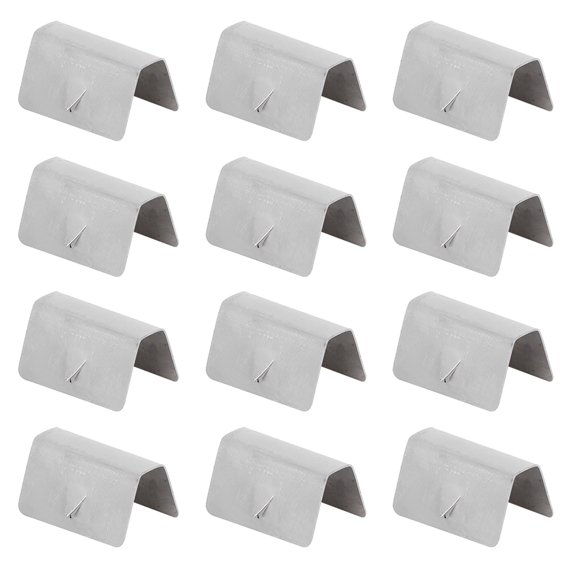 Sorven Deflector Retaining Clips 12Pcs Car Wind Rain Deflector Channel Stainless Steel Fixing Retaining Clips for HEKO G3 SNED