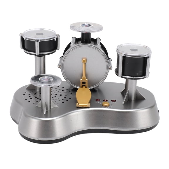 Sorven Desk Drum Kit Mini Finger Drum, Rich Details Mini Drum Set ABS Plastic Compact Structure for Game