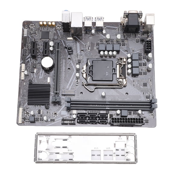 Sorven Desktop MotherboardMotherboard B460M D2V Motherboard Support for LGA 1200 CPU Slot ATX Dual Channel DDR4 DIMM Slot PCI E 3.0 Computer Motherboard