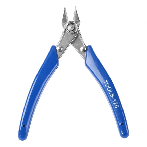 Sorven Diagonal Cut Mini Electronic Pliers Diagonal Cutting Nippers Wire Cable Cutters Repair Tools Blue High Carbon Steel