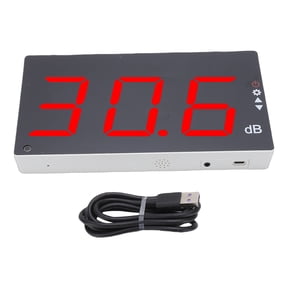 Sorven Digital Noise Tester Noise Level Meter with Sound Alarm 3 Inch LCD Display Digital Noise Decibel Tester Wall Mounting 30-130dB Range
