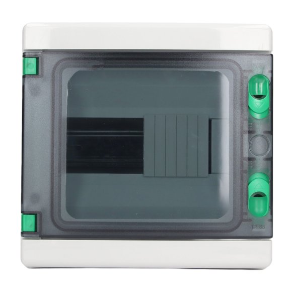 Sorven Distribution Box Distribution Protection Box, Transparent Cover Distribution Junction Box 8 Way Corrosion Prevention for Hotel