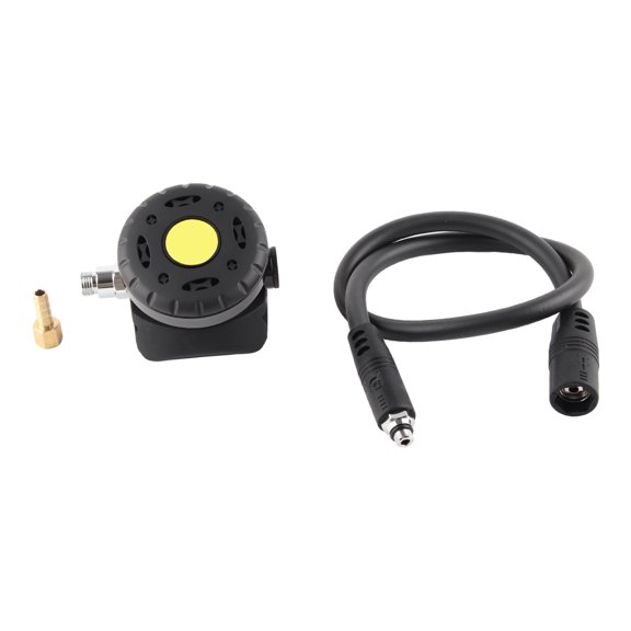 Sorven Diving EquipmentDiving Regulator, Dive Regulator System Ergonomic Design for Professional Diving for Divers for Novice Divers Black