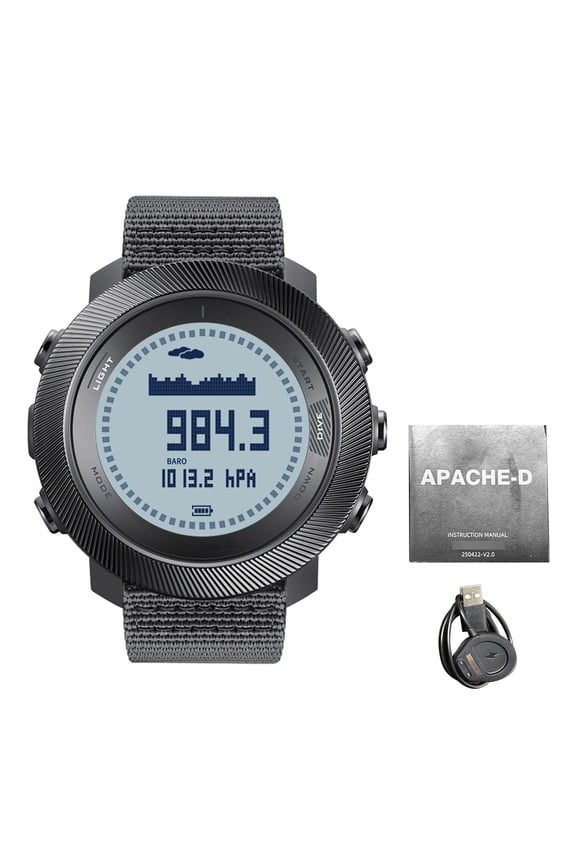 Diving Watch with LED BacklightOutdoors Dive Watch Digital Sports Watches with LED Backlight Compass Depth 100m Rainproof