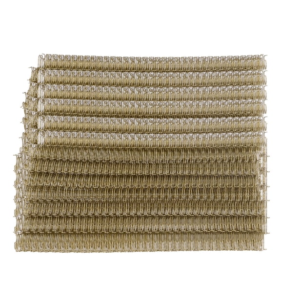 Sorven Double Wire Binding Spine 100Pcs Double Loop Wire Binding Spine 100 Sheet Capacity 3:1 Pitch 34 Loop 12.7mm Diameter Set Kit A4 Paper