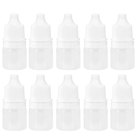 Sorven Dropper Bottle Bottle 100PCS 2ml Empty Plastic Dropper Bottle Squeezable Refillable Bottle for Eye Drop Liquid