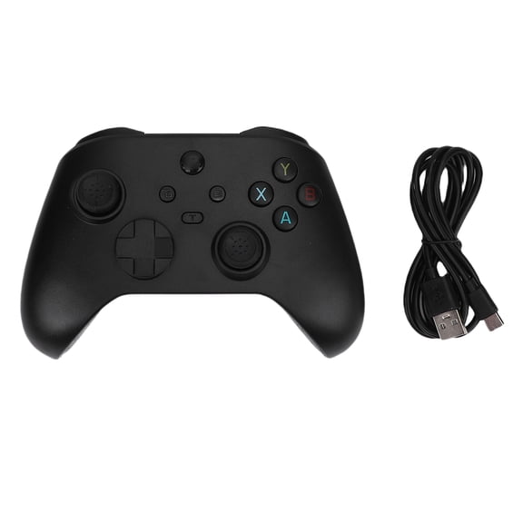 Sorven Dual Hall Effect Gaming Controller With Gaming Controller for 7 8 10 11 PC Black Bluetooth PC Controller with Dual Hall Joysticks Linear Vibration