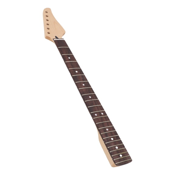 Sorven Electric Guitar Neck Replacement Maple Electric Guitar Neck 22 Frets Rosewood Fingerboard Bone Nut for ST Replacement Adjustable Truss Rod Side Dot Inlays