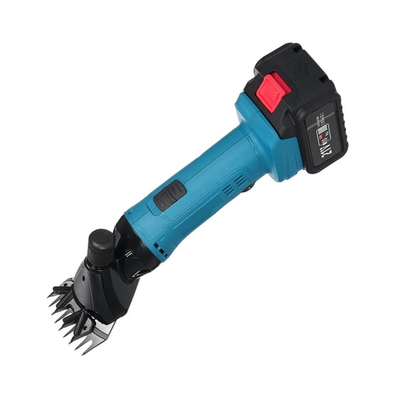 Sorven Electric Sheep Shearing Clippers Shears 9 Tooth 6 Speed Adjustable Lithium Ion Wool Shears Set Electric Sheep Shaving Machine for Shearing Animals