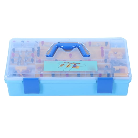 Sorven Electricity Discovery Kit for Students Electromagnetism Electromagnetism Experiment Box Physics Electricity Circuit and Magnetism Exploration Learning Kit for High School Students
