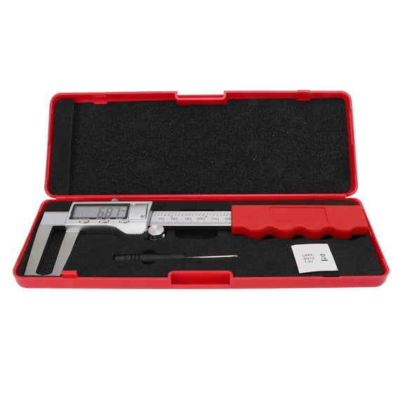 Sorven Electronic Disc Brake Gauge Electronic Disc Brake Gauge, Disc Brake Rotor Micrometer Inch Metric Fractions Unit for Measurement