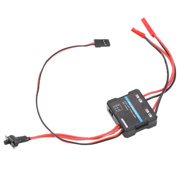 Sorven Electronic Speed Controller Electronic Speed Controller, Waterproof Black Brushed 40A Brushed ESC for 1/18 RC Car Upgrade for 1/16 RC Car Upgrade