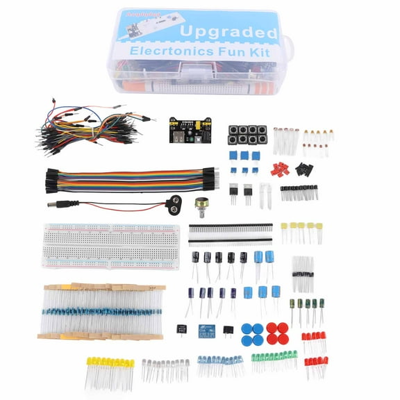 Sorven Electronics Component Kit Electronics Component Kit, 830 Tie Points Breadboard Electronics Component Assortment for R3