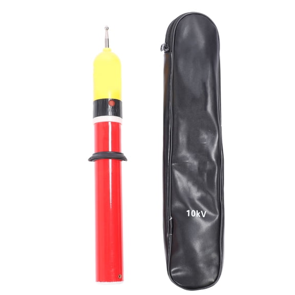 Sorven Electroscope Detector Telescopic Voltage Tester, Safe Strong Interference Resistant High Sensitivity Portable Integrated Circuit Shielding Mini Telescopic Electroscope 10kv for Home