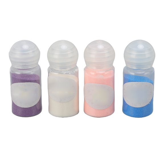 Sorven Embossing Powder 10ml Embossing Powder, Emboss Powder 4 Transparent Colors for Scrapbooks Rubber Stamps and Paper Crafts
