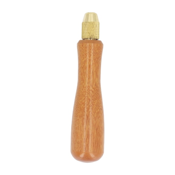 Sorven File Accessories Wooden File Handle, Fine Polished Professional Small File Handle for File Cutting Tool