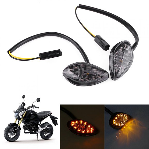 Sorven Flush LED Turn Signals LED Turn Signals, High Brightness Turn Signal Light for Motorcycle