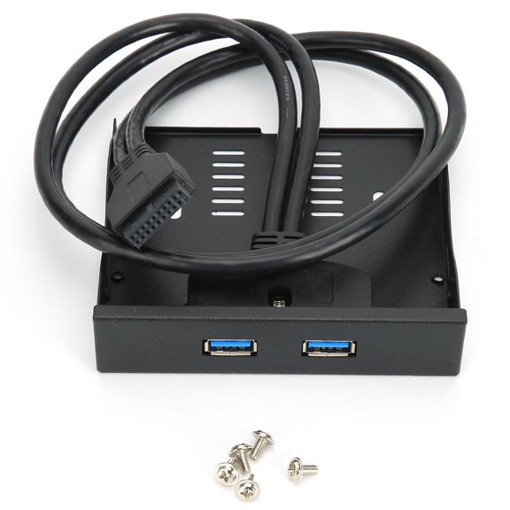 Sorven Front Panel ExpansionUSB3.0 Floppy Front Panel 2 USB3.0 HUB Expansion for Efficient Data Transmission