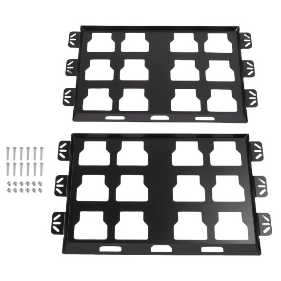 Sorven Full Plate Full 2 Pack Mounting Plates Compatible with Toolbox, 100 Lbs, Metal Full Plates for Tool Storage and Organization System