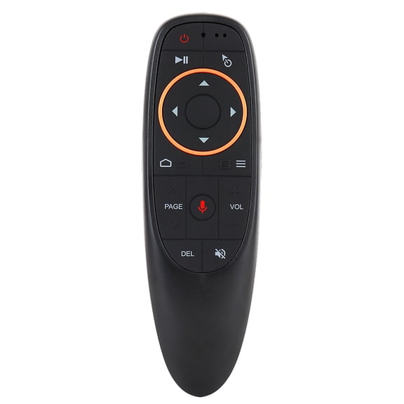 Sorven G10 2.4GHz Wireless Wireless Remote Control G10 2.4GHz Wireless Remote Control with USB Receiver Voice Control for Box PC Laptop Notebook Black