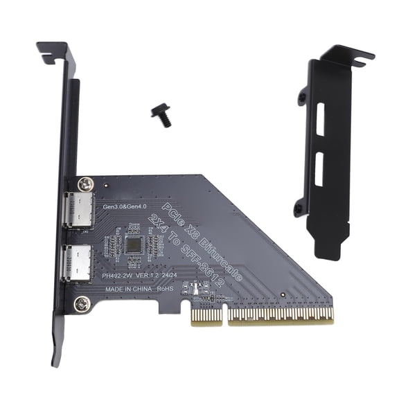Sorven GPU External Graphics CardPCIe 4.0 X8 To Oculink Card, External SFF 8612 Adapter Card Plug and Play for NVMe SSD GPU EGPU