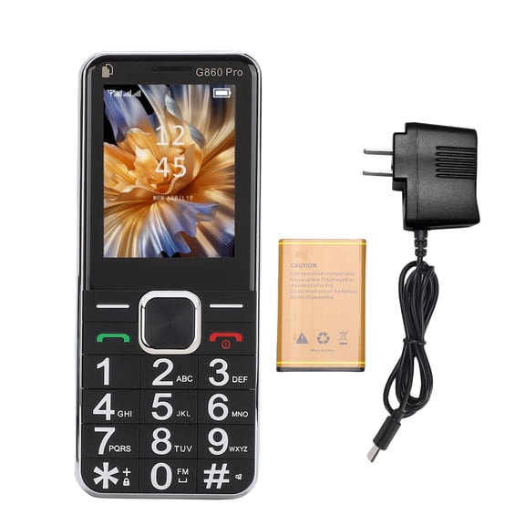 Sorven GSM Dual SIM PhoneBig Key Cell Phone with Dual SIM, Large Buttons, LED Flashlight, Supports up to 13 Languages